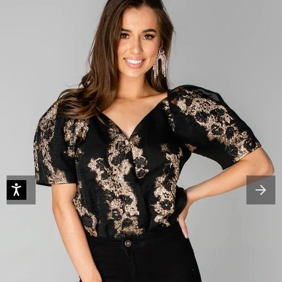 ✨Host Pick✨ Buddy Love Puff Sleeve Bodysuit - Picture 3 of 5